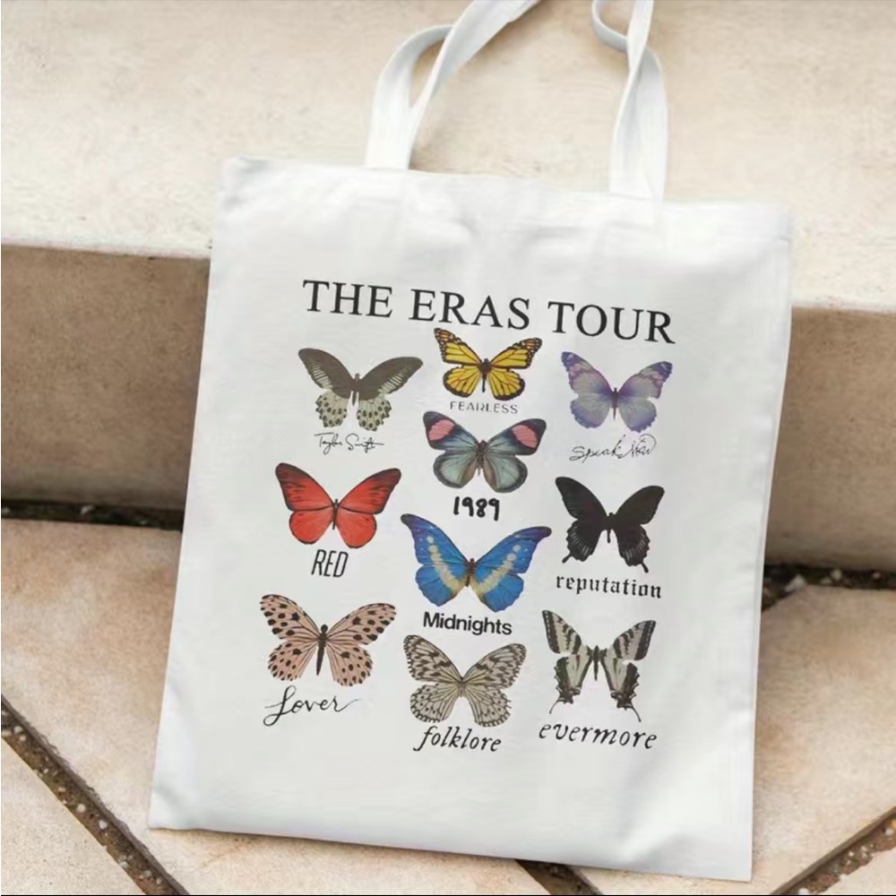 COPY - Taylor, Swift, graphic tote. Butterfly 1989🦋
